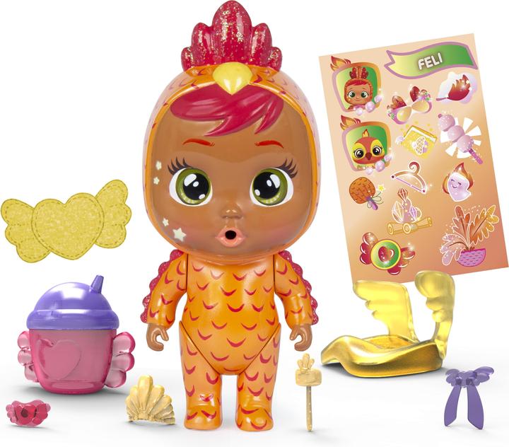Actual product image TOYS Cry Babies Magic Tears Fantasy Paci House - dark pink