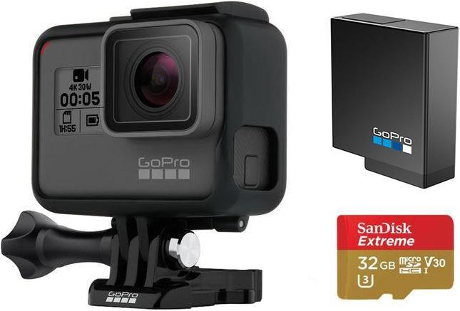 Produktbild GoPro Hero 5 Black inkl. SD-Karte + Ersatzakku