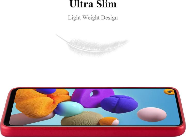 Productafbeelding Cadorabo TPU Matte Metallic hoes (Samsung Galaxy A21)
