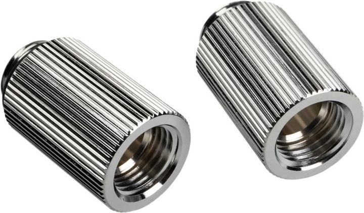 Bitspower Touchaqua adapter recht G1/4 inch mannelijk naar G1/4 inch vrouwelijk - set van 2