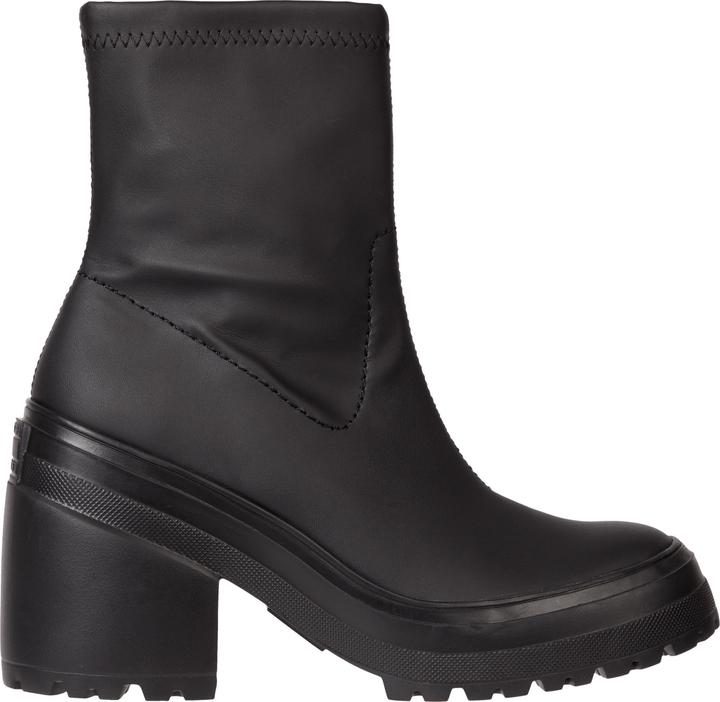 Tommy Hilfiger Damen Tommy Jeans Absatz Mittelhoher Stiefel, Schwarz, 37 EU (37)