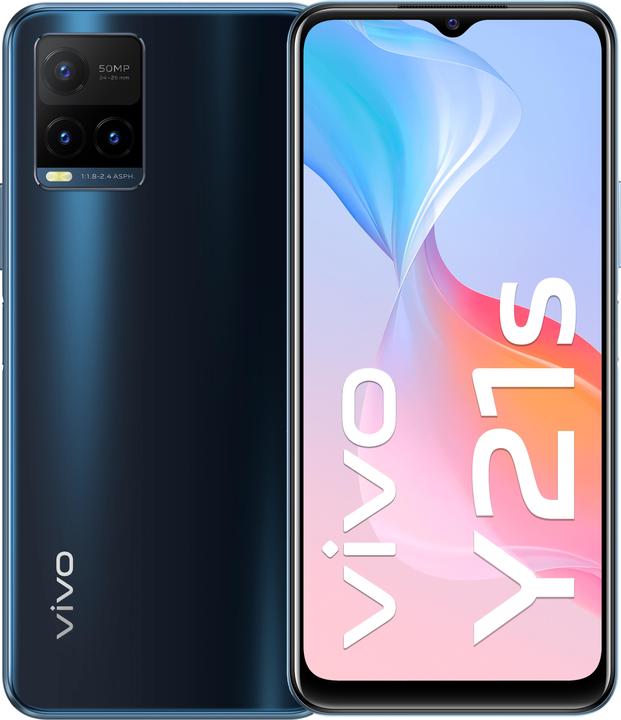 Produktbild Vivo Y21s (128 GB, Midnight Blue, 6.51", Dual SIM, 50 Mpx, 4G)