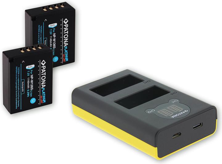 Image du produit Patona NP-W126S Set (Chargeur, Batterie)