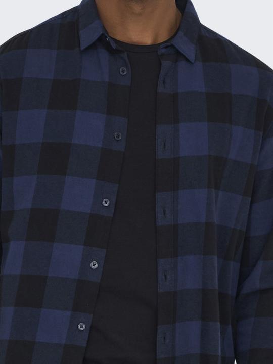 Image du produit Only & Sons Kariertes Langarmhemd (S)