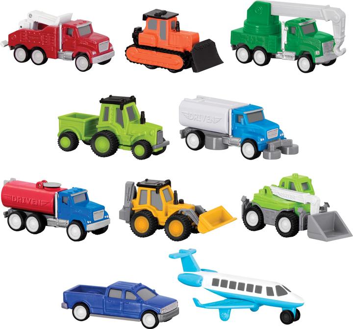Actual product image Driven by Battat Driven - Pocket Series 2 - Vehicles 10 pieces