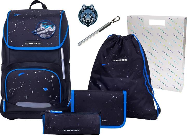 Schneiders Schultaschenset Space Quest black blue (22 l)