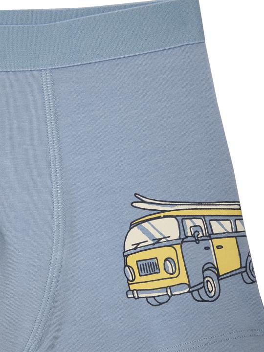 Immagine prodotto Vertbaudet Bio-Kollektion: 5er-Pack Jungen Stretch-Boxershorts (128, Confezione da 5 pezzi)