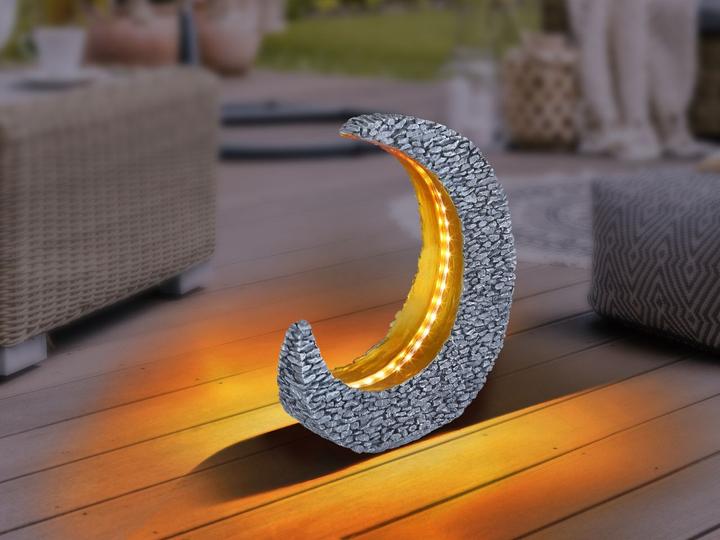 Actual product image Globo Solar light stone gray 25xLED (IP44)