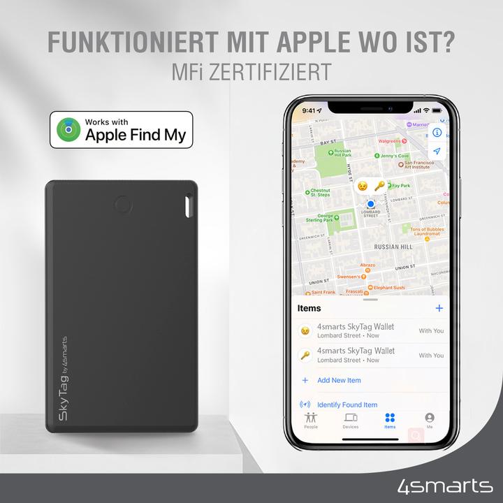 Produktbild 4smarts SkyTag Wallet 2er Set (iOS, Mac OS, iPadOS)