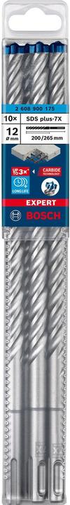 Produktbild Bosch Professional Zubehör EXPERT SDS plus-7X Hammerbohrer, 12 x 200 x 265 mm (12 Millimeter)