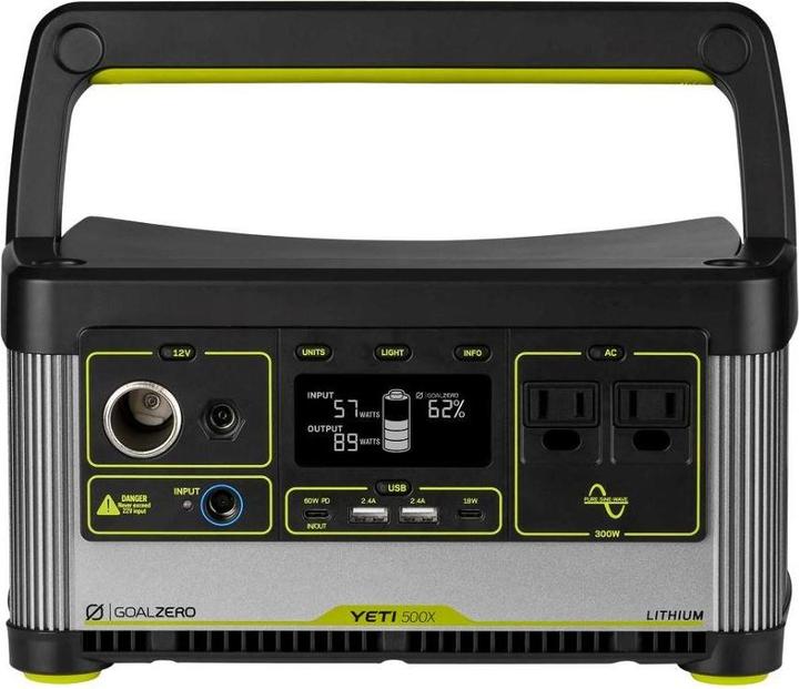 Image du produit Goal Zero Yeti 500X (505 Wh, 5.85 kg)