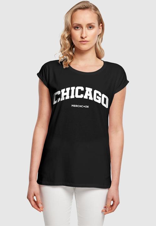 Produktbild Merchcode Ladies Chicago Wording - T-Shirt - 117985 (4XL)
