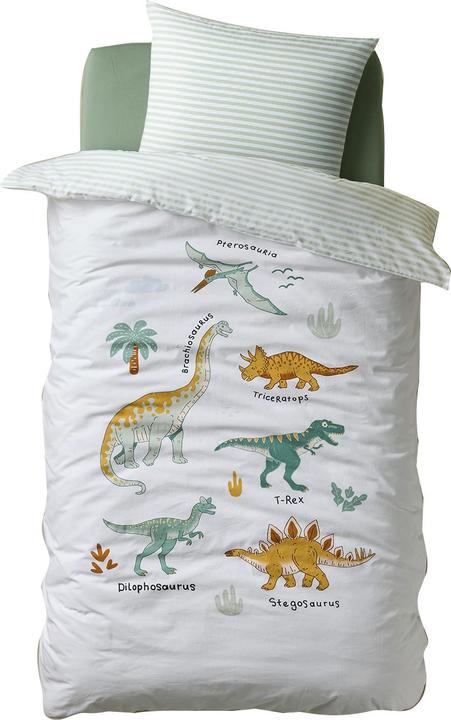 Actual product image Vertbaudet Magicouette DINOS children's bed linen set with recycled cotton