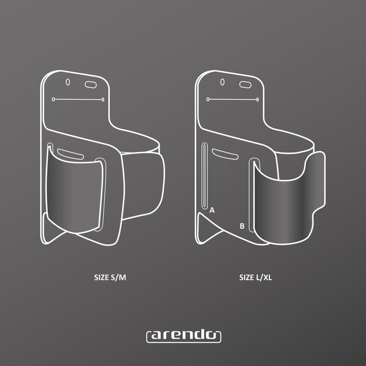 Produktbild Arendo Smartphone Fitness Armband für 4,7" Smartphones, Schlüsselfach, Reflektorstreifen