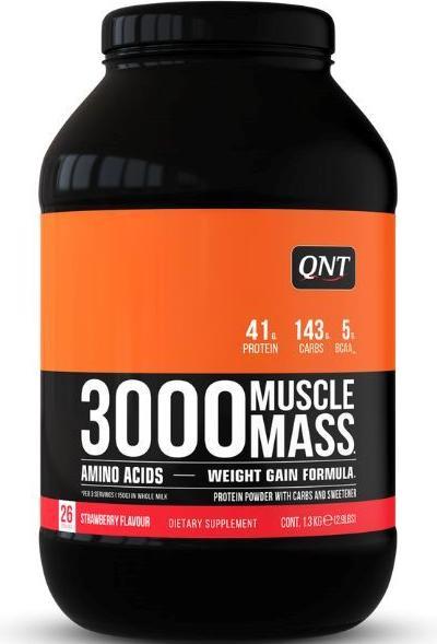 Produktbild QNT 3000 Muscle Mass Gainer 1.3kg (Fräser, 1 Stk., 1300 g)