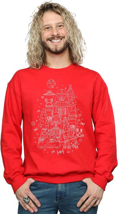 Immagine prodotto Star Wars Empire Christmas Felpa Uomo (S)