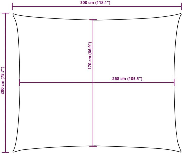 Produktbild VidaXL Sonnensegel (200 x 300 cm)