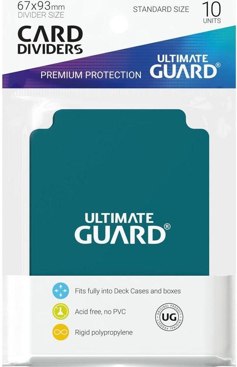 Immagine prodotto Ultimate Guard Separatore di carte formato standard blu petrolio 10
