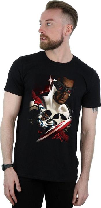Produktbild Captain America Sam Wilson Portrait TShirt (S)