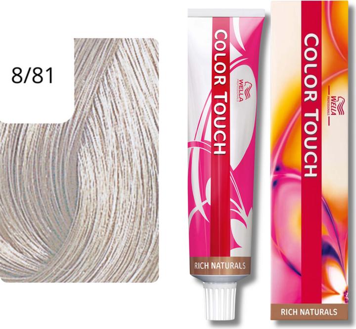 Immagine prodotto Wella Colore Touch Rich Naturals (8/81 biondo chiaro perla-cenere)