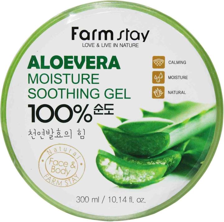 Actual product image Farm Stay Aloe Vera Moisture Soothing Gel (300 ml, Face gel)