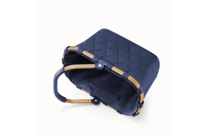 Actual product image reisenthel carrybag XS frame rhombus midnight gold