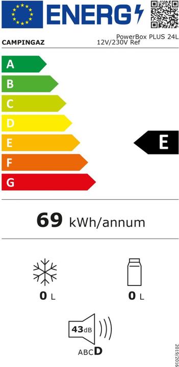 Energy Label Campingaz Powerbox Plus (24 l)