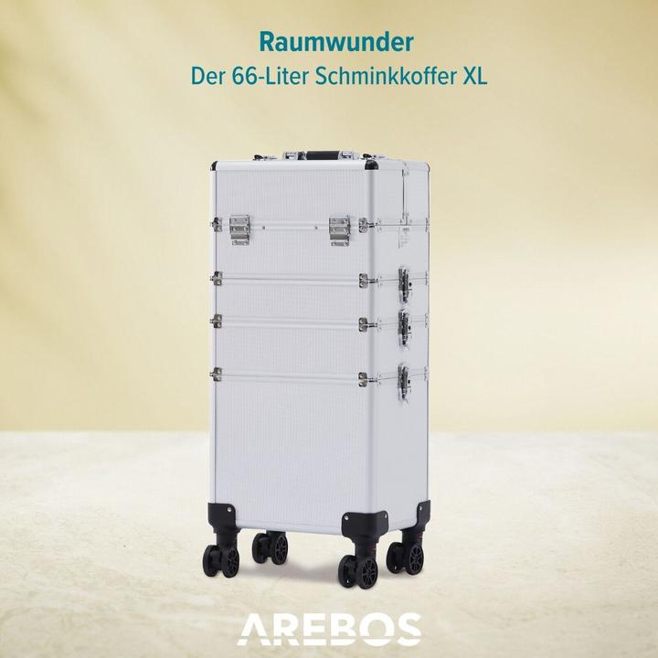 Actual product image Arebos 4in1 cosmetics case