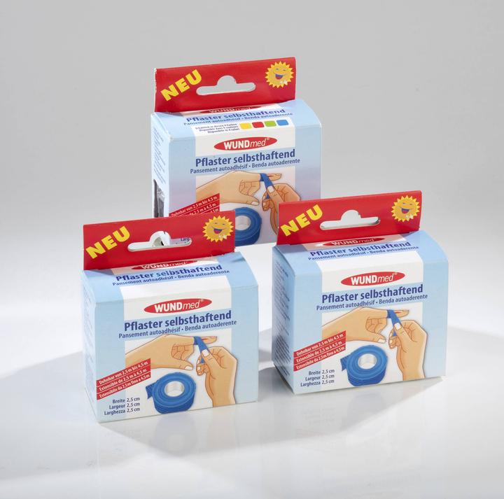 Actual product image Wundmed Plaster, self-adhesive, set of 3, blue (1 x)