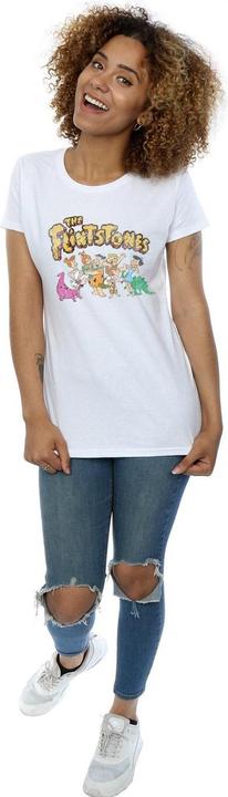Image du produit The Flintstones - T-shirt GROUP DISTRESSED - Femme (L)