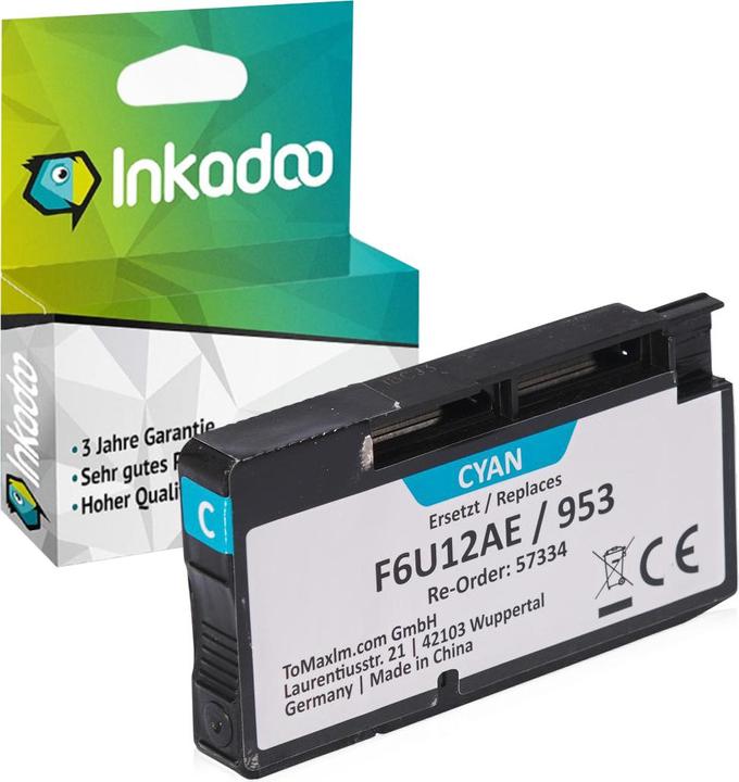 Image du produit Inkadoo Encre compatible pour HP OfficeJet Pro 8210 (C)