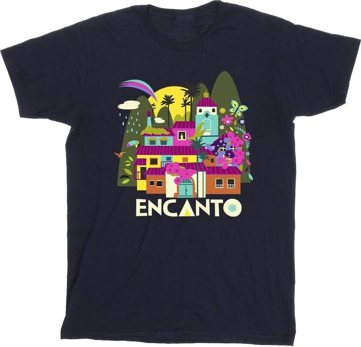 Actual product image Disney Mens Encanto Many Houses T-Shirt (S)