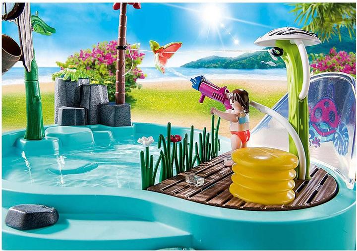 Produktbild Playmobil Spassbecken mit Wasserspritze (70610, Playmobil Family Fun)