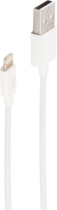 Produktbild Shiverpeaks ®-BASIC-S--USB Lade-Sync Kabel, USB A Stecker auf 8-Pin Stecker, 2.0, ABS, weiss, 2,0m (2 m, USB 2.0)