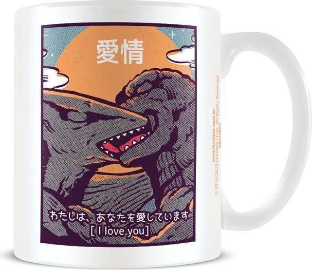 Actual product image Ilustrata Kaiju Kiss Mug (325 ml)