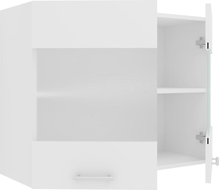 Image du produit VCM Armoire de cuisine Largeur 80 cm Mat Porte en verre Meuble suspendu de cuisine Esilo (60 x 80 x 31 cm)