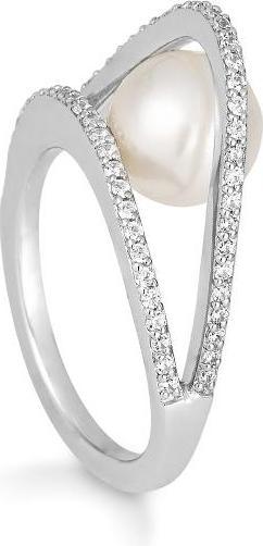 Produktbild Breuning RING - SÜDSEEPERLE-ZP/Brill. 0,377 Ct. H/si (60, 750/18 K Gold)