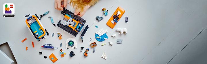 Produktbild LEGO City Arktis-Schneepflug mit mobilem Labor (60378, LEGO City)