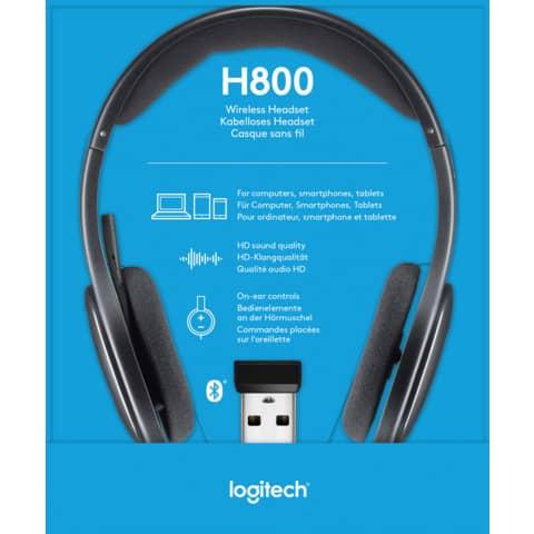 Immagine prodotto Logitech H800 (Senza fili, USB-A)