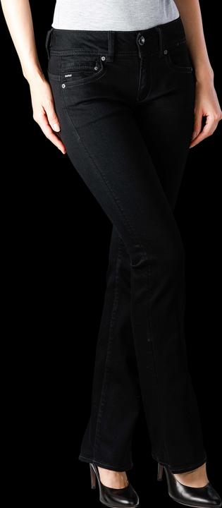Produktbild G-Star Midge Mid Bootcut Elto Nero Superstretch pitch black (W25/L32)