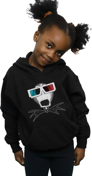 Image du produit Disney - Sweat à capuche NIGHTMARE BEFORE CHRISTMAS JACK SKELLINGTON 3D GLASSES - Fille (152, 158)