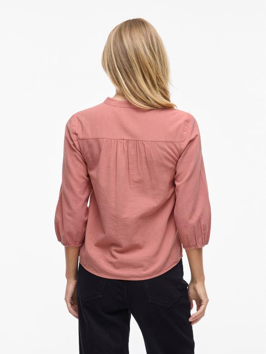 Actual product image Vila VIPETRA Split Neck Oberteil mit 3/4-Ärmeln (44)