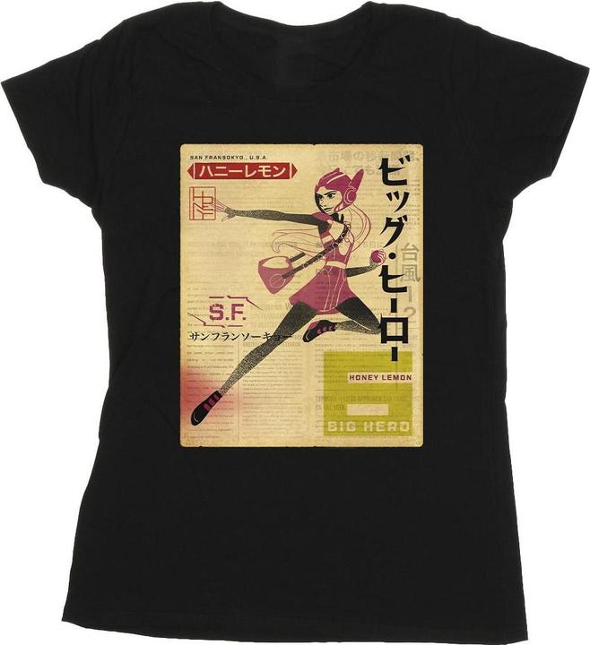 Image du produit Disney - T-shirt BIG HERO BAYMAX HONEY LEMON NEWSPAPER - Femme (M)