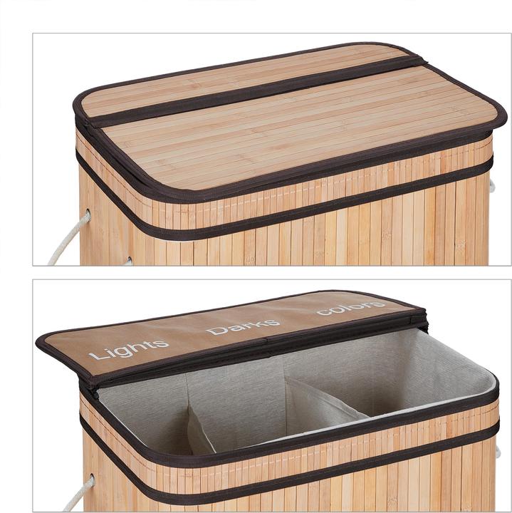 Actual product image Relaxdays Laundry sorter (30 l)