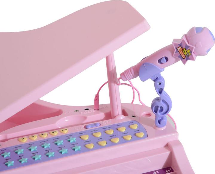 Actual product image Homcom Children's piano including stool (English)