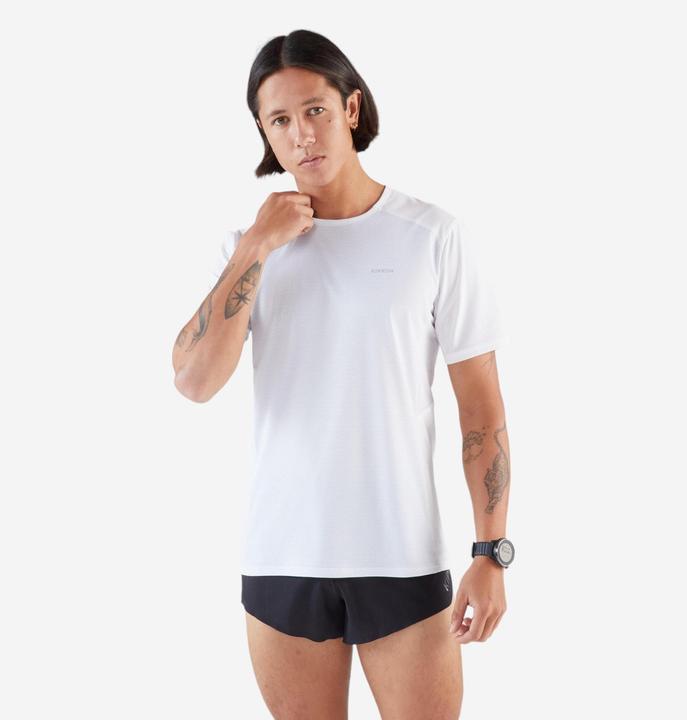 Produktbild Kiprun Laufshirt kurzarm Herren atmungsaktiv - Run weiss (M)