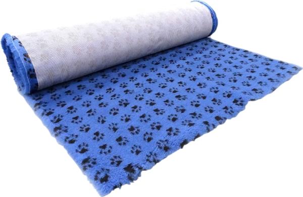 Companion ProFleece blå m. sorte poter rulle approx. 16x1,5 m