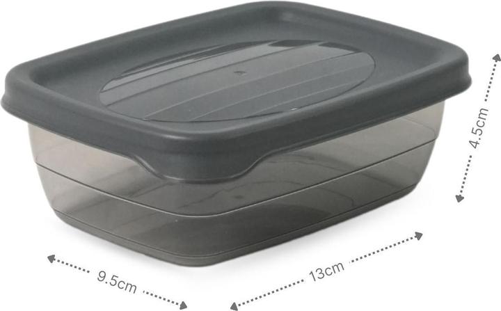 Actual product image Hobby 3er-Set Aufbewahrungsdosen Frischhaltedosen Vorratsdosen Stapeldosen (0.30 l)