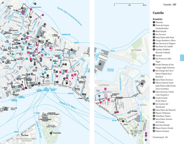 Actual product image Reise-Taschenbuch Venedig (German, Walter M. white, 2023)