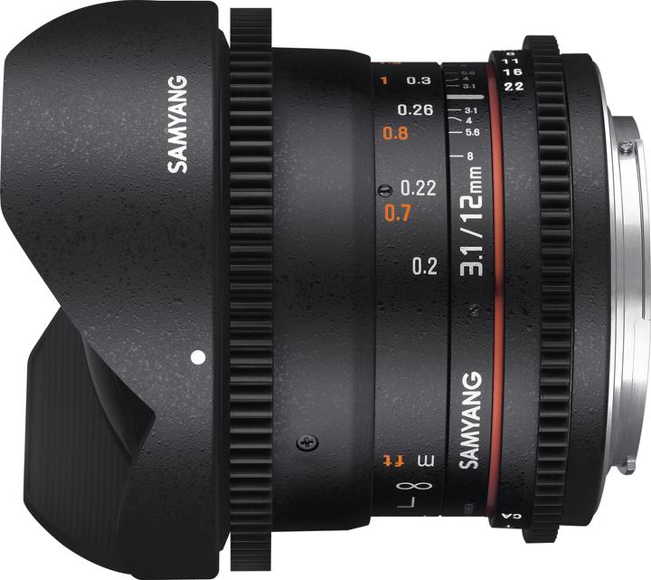 Produktbild Samyang 12mm T3.1 VDSLR Sony A-Mount (Sony A, Vollformat)